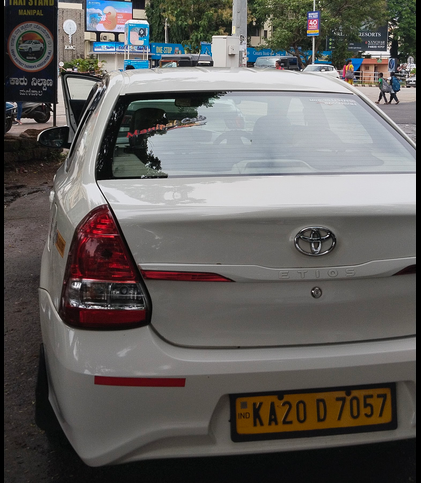 Ajwan Taxi Toyota Etios KA20 D 7057